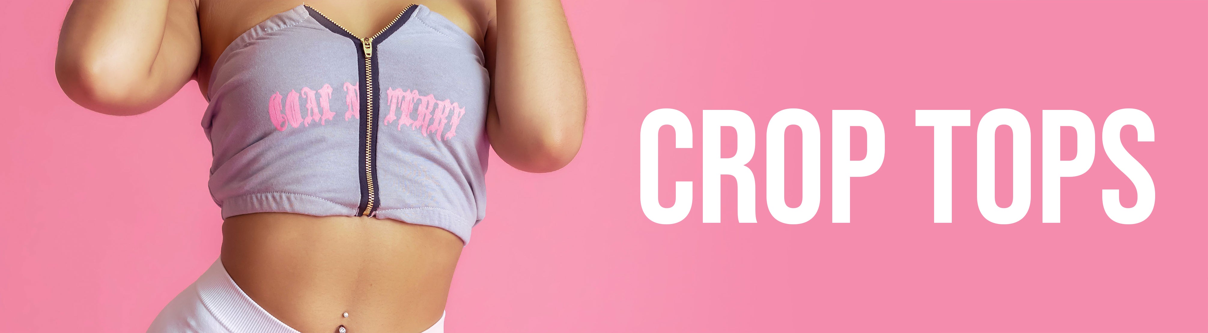 CROP TOPS – COAL N TERRY