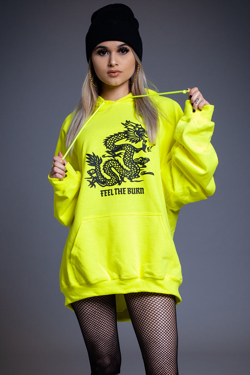 NEON GREEN FTB HOODIE