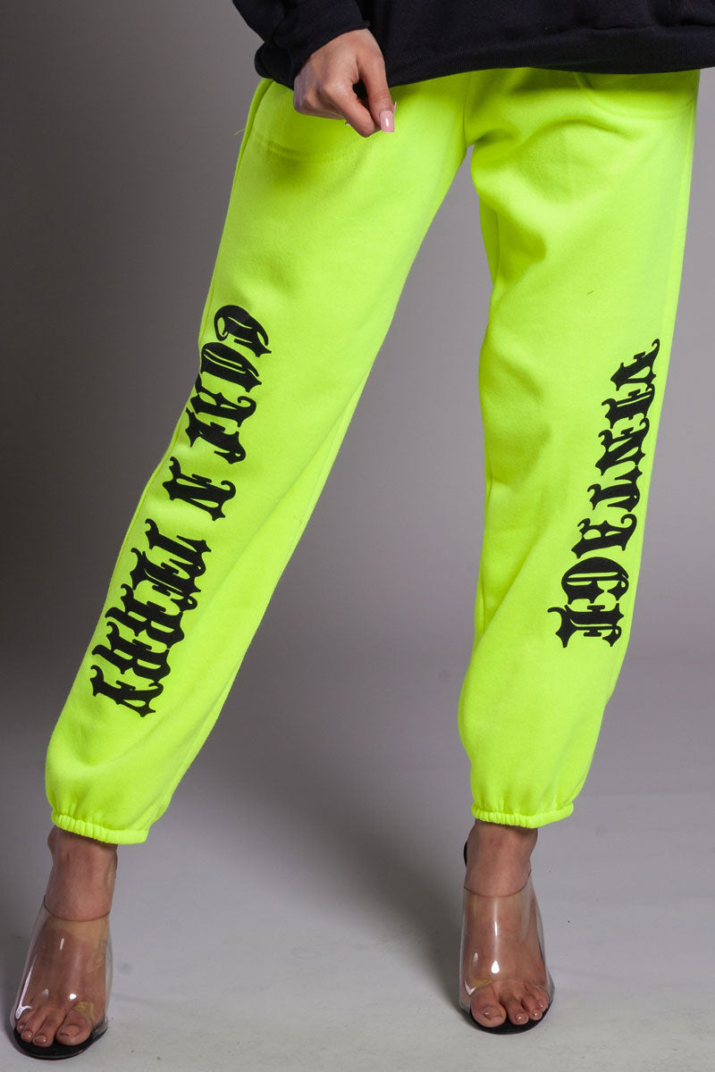 Coal and terry fashion pants