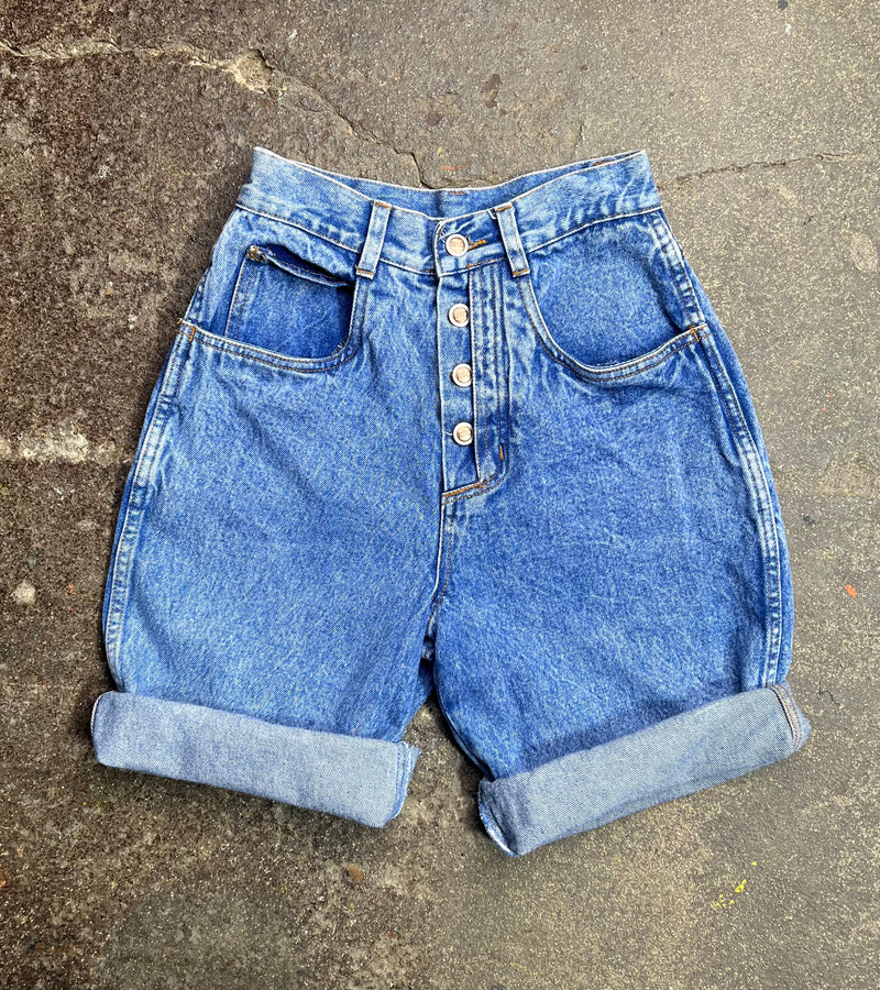 VTG ACID WASH DENIM JORTS