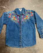 VTG ACID WASH DENIM SHIRT