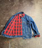 VTG PLAID LEVIS JACKET