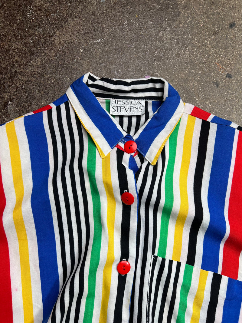 VTG MULT STRIPE TOP