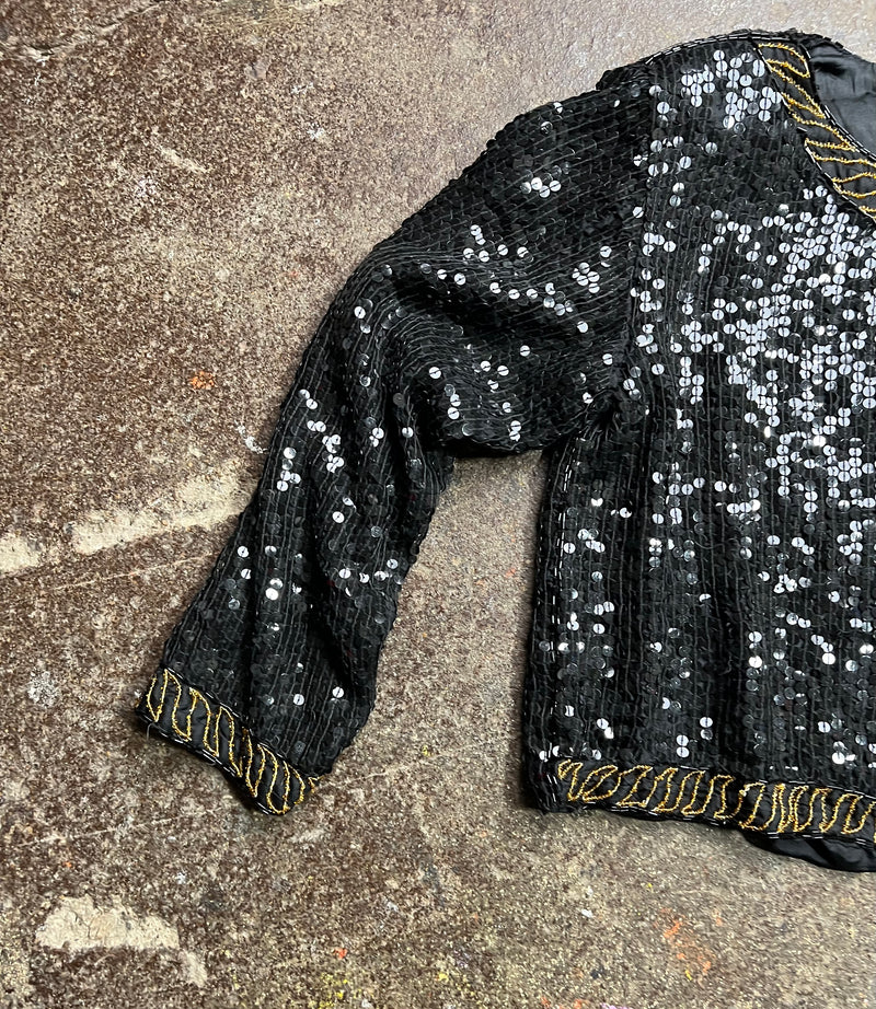 VTG SEQUIN BEADED JACKET