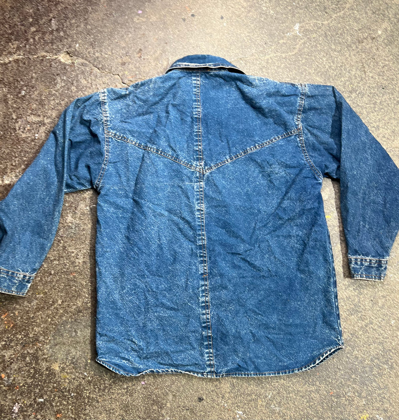 VTG ACID WASH DENIM SHIRT