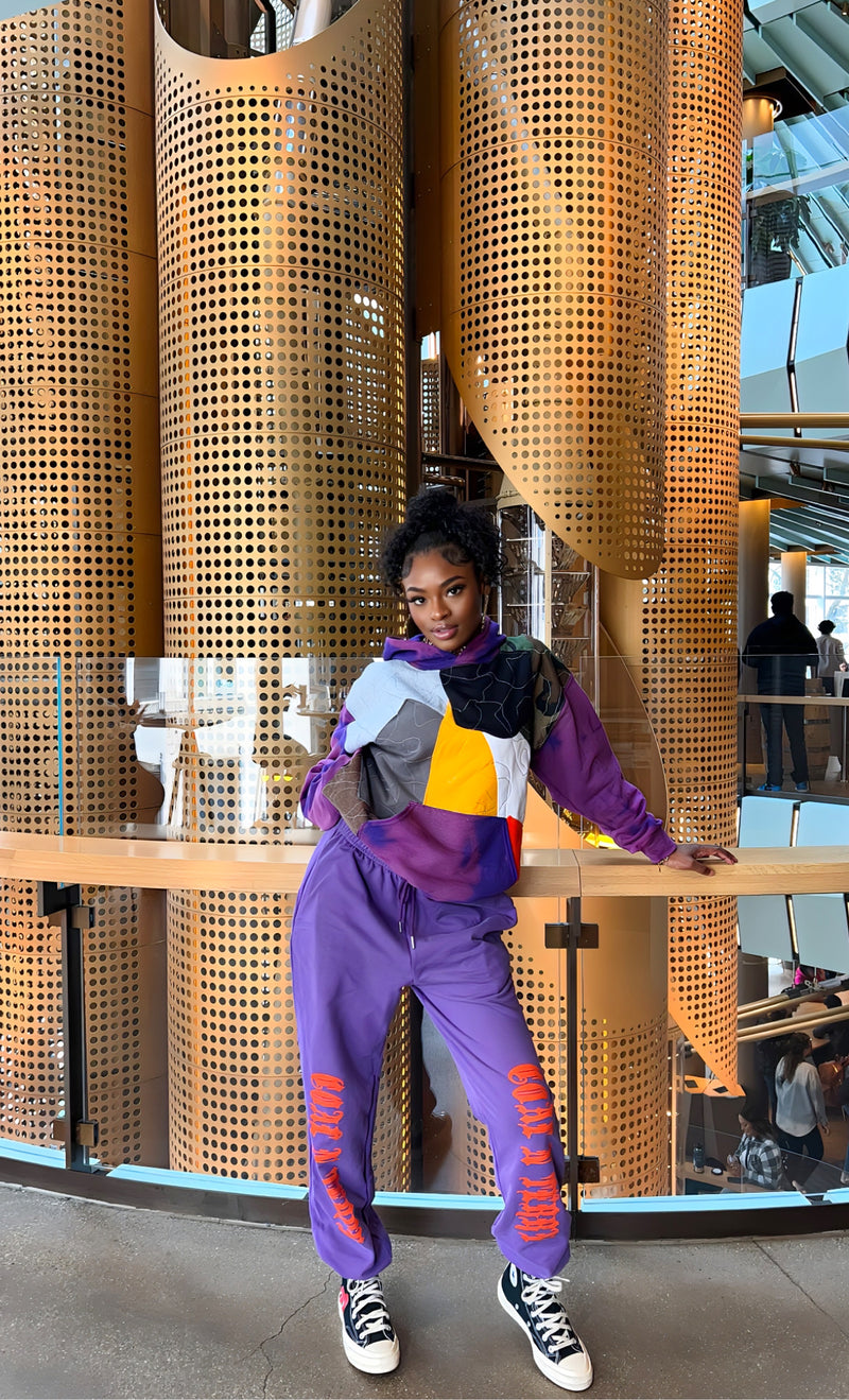 Custom patchwork Hoodie