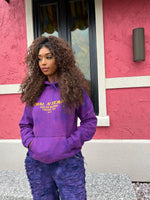 Purple N Yellow Burbs Hoodie