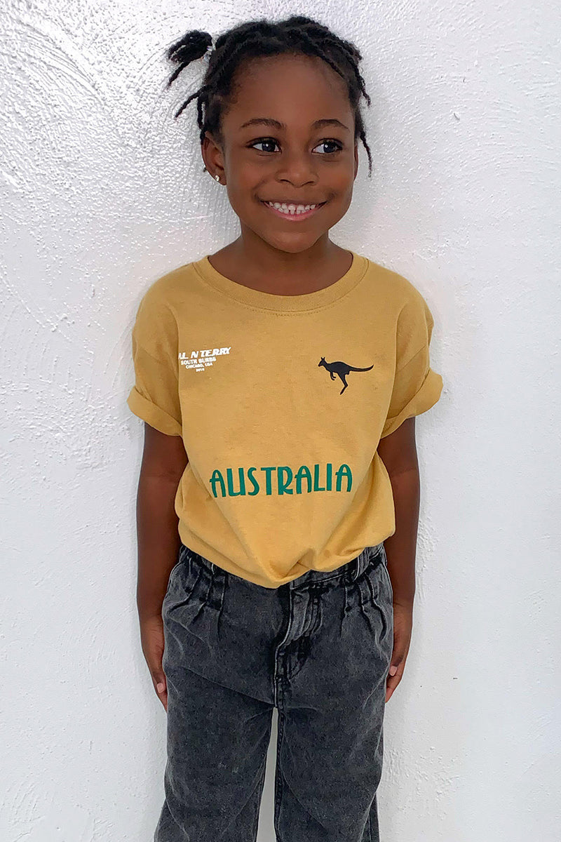 儿童芥末队澳大利亚 T 恤