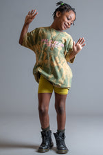 儿童绿色 ACID N 粉色 BURBS T 恤