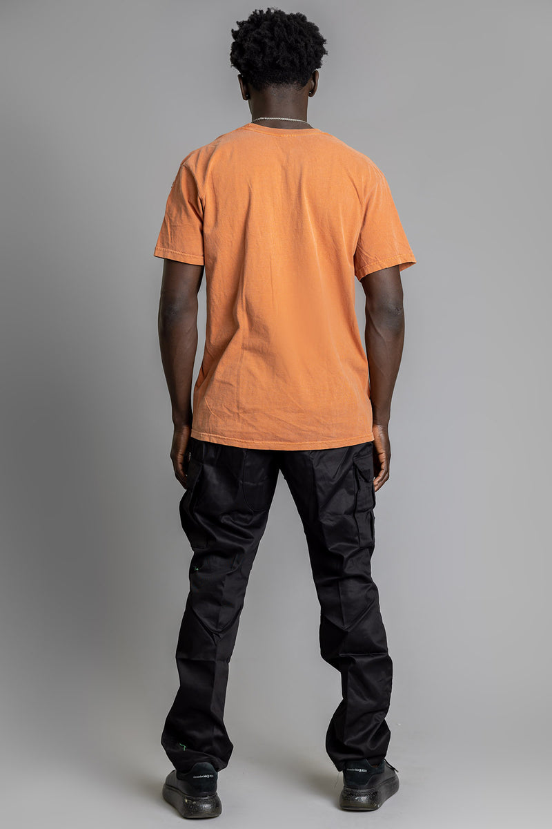 GUYS 烧橙色 N 黑色 CNT MONARCH T 恤（DIS）