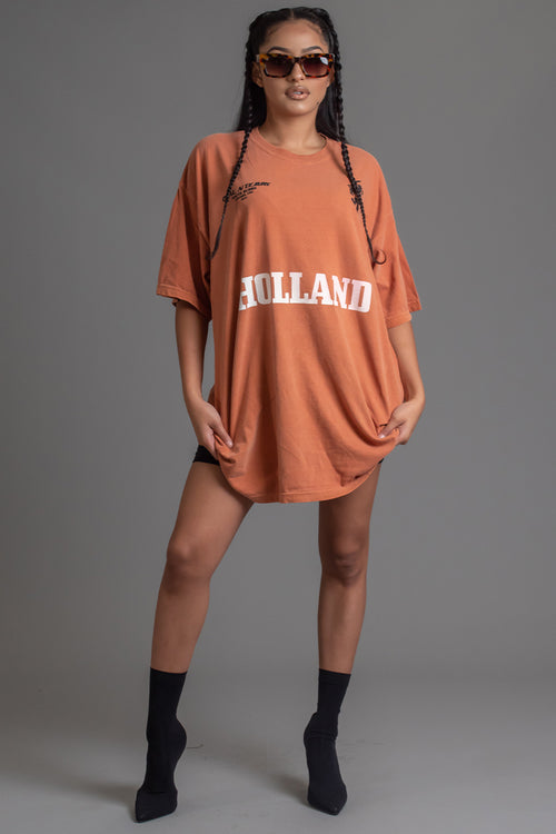 焦橙色 TEAM HOLLAND T 恤