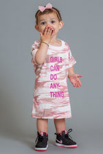 INFANT PINK CAMO ANYTHING TEE