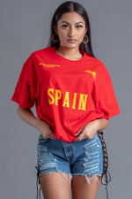 西班牙红队 T 恤